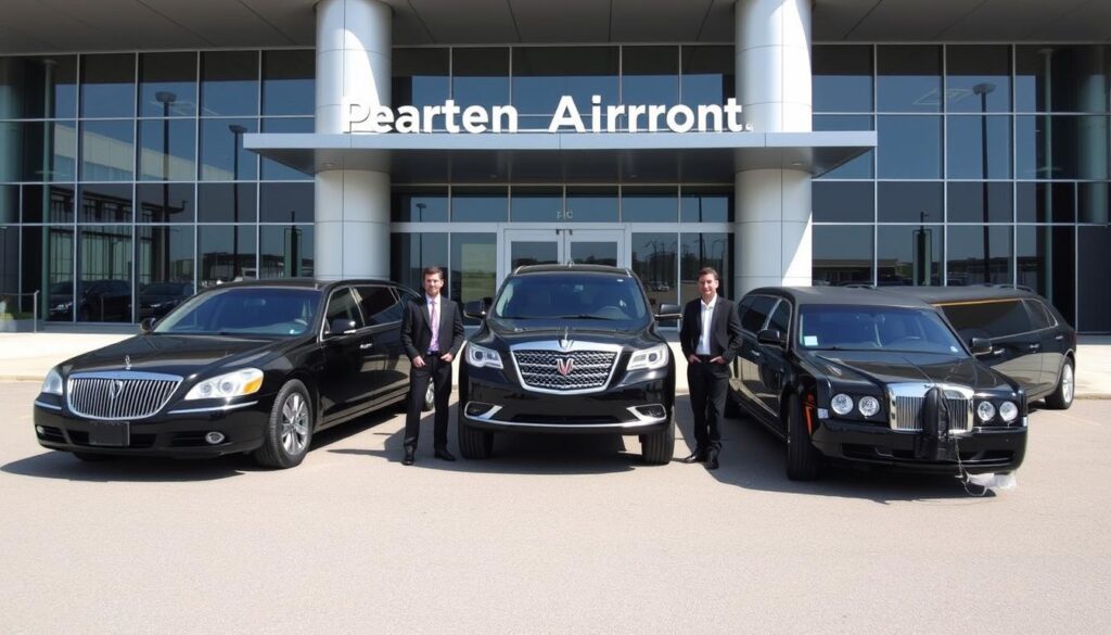 comparison of different vehicle types for mississauga to pearson airport transfers