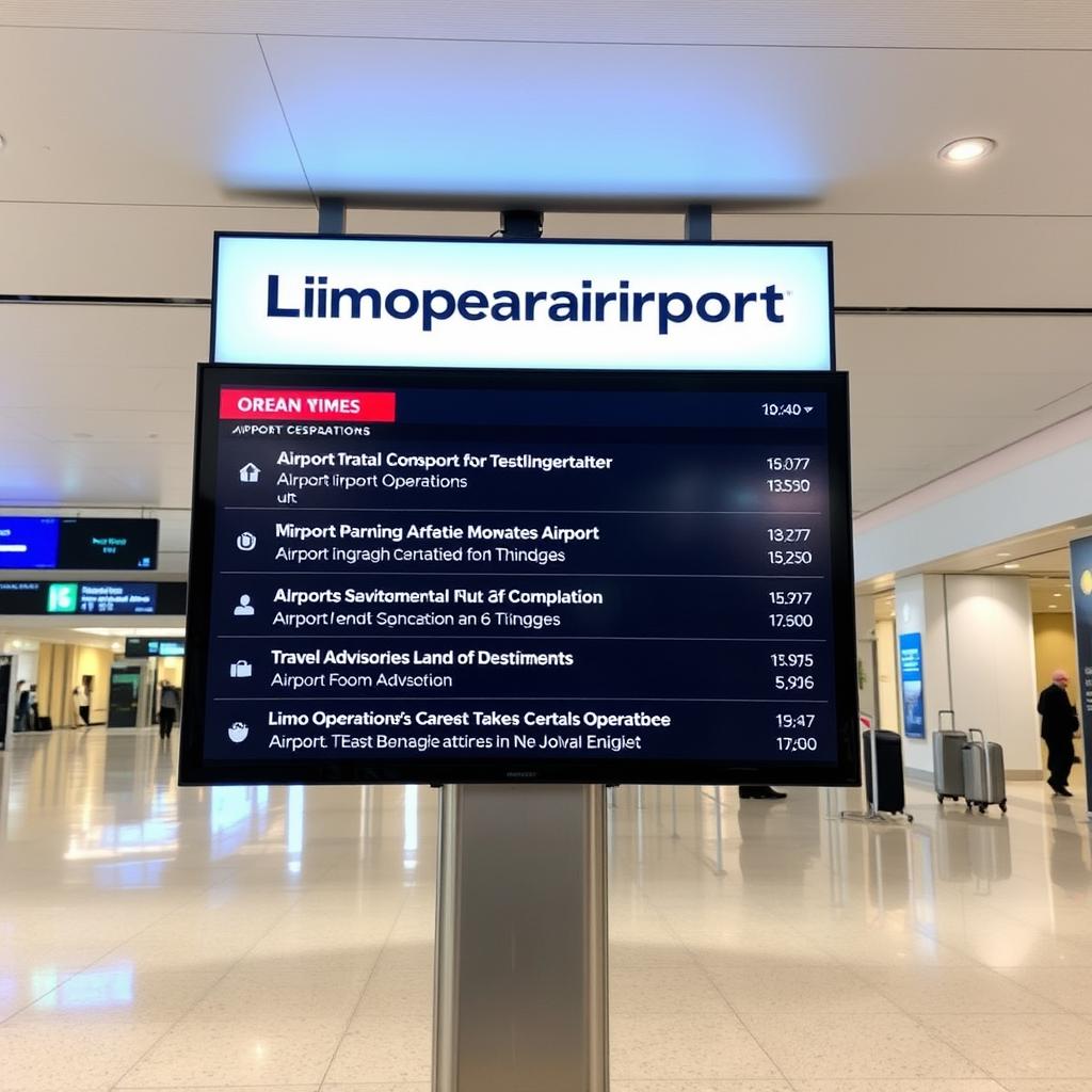 key news updates on limopearsonairport.