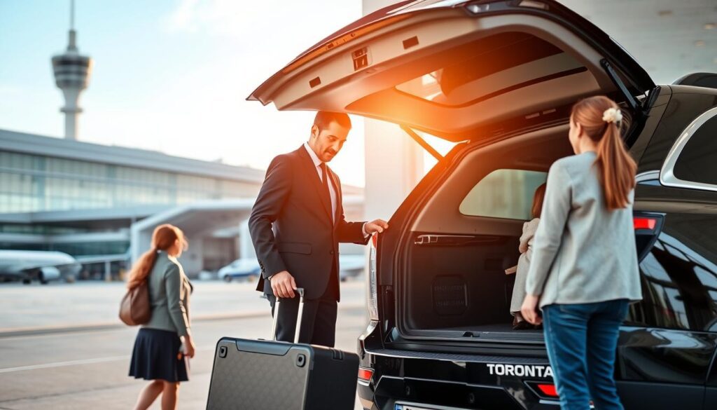luxury suv for airport limo service toronto