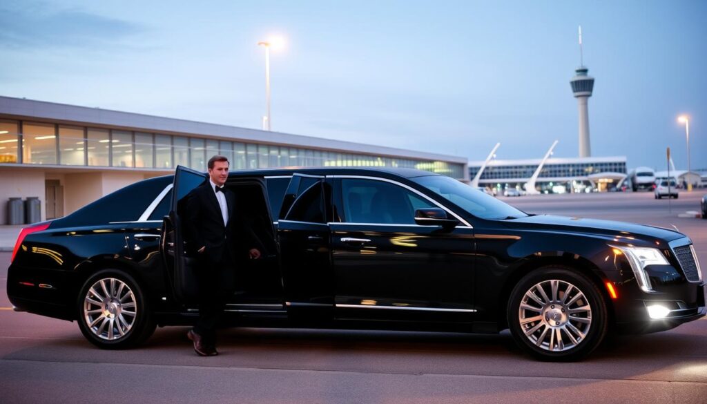 stretch limousine for airport limo service toronto