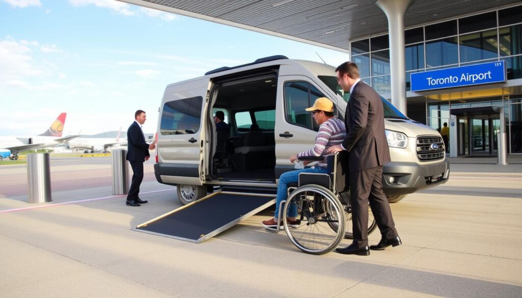 wheelchair accessible van for airport limo service toronto